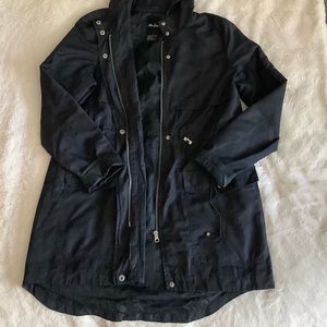 navy blue utility jacket